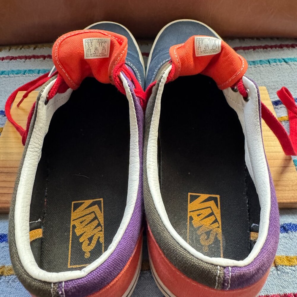 Vans Era Mix & Match Violet Indigo Forest Night Size Men's 9.5 Women's 11 - Picture 5 of 9